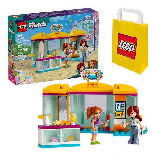  LEGO Friends 42608 Negozio di accessori moda + Sacchetto di carta LEGO 6315786 Giallo 24x8x18 cm