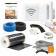  Set pellicole riscaldanti termoregolatore a pavimento 16mq 140W/mq +Bruin T-5 WiFi