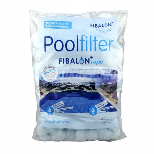 Pompa, filtro piscina - FIBALON Corda - palline legate ad un filtro a sabbia