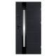 Porta esterna destra OKDoors 90 cm antracite-nero