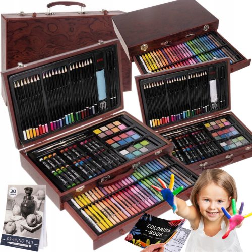  SET ARTISTICO PER PITTURA VALIGIA DA 142 PZ