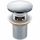 SPINA LAVABO AQUAUNO CLICK-CLACK, OTTONE, CROMATO, PER LAVABI CON TROPPOPIENO