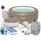 Vasca idromassaggio da giardino - Jacuzzi Bestway 60017 struttura rotonda gonfiabile 916 l + 11 altri prodotti