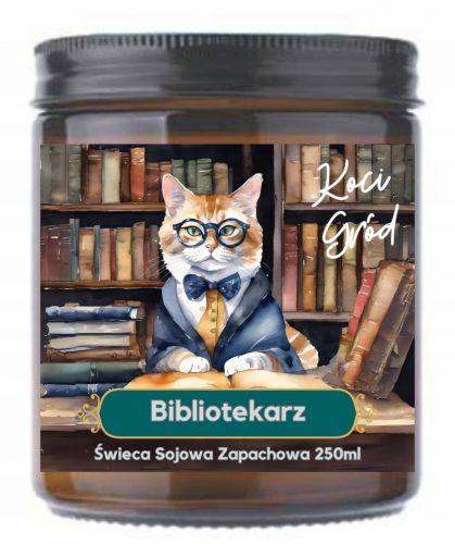 Candela profumata alla soia BIBLIOTEKARZ Koci Gród 1 pz.