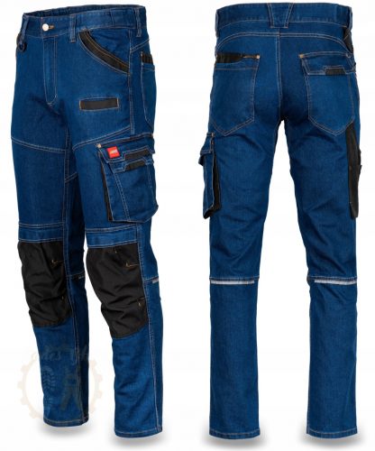 ART.MAS pantaloni lunghi da lavoro Jeans-blu01, XXL