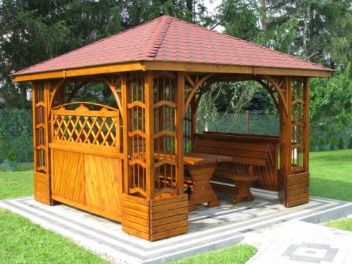 Padiglione, rifugio - Gazebo FPHU Grzegorz. legno 310 x 310 x 290 cm