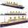  BLOCCHI NAVE TITANIC SET DI BLOCCHI 1860 PZ GRANDE