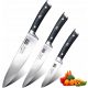 SET COLTELLI DA CUCINA SHAN ZU COLTELLI DA CHEF PROFESSIONALI IN ACCIAIO