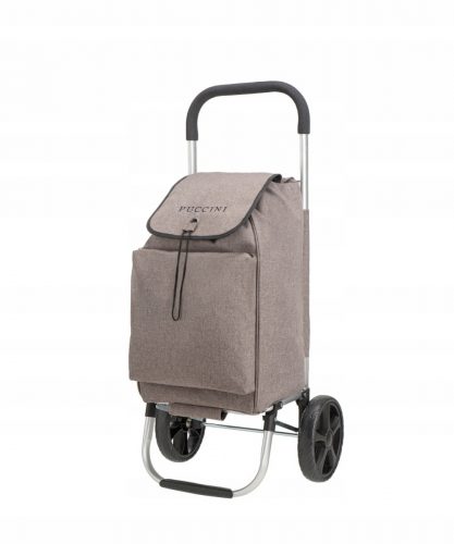 Carrello spesa Puccini, poliestere grigio