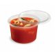 CONTENITORI + COPERCHIO PER ZUPPA ALIMENTARE 500ml 50pz