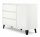  Cassettiera TopEshop Scandi 1D3S 110 x 39 x 78,5 cm bianco bianco