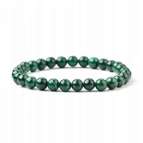  Bracciale Pietra Naturale Malachite 6mm