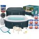 Vasca idromassaggio da giardino - Piscina idromassaggio quadrata gonfiabile Bestway 778 l