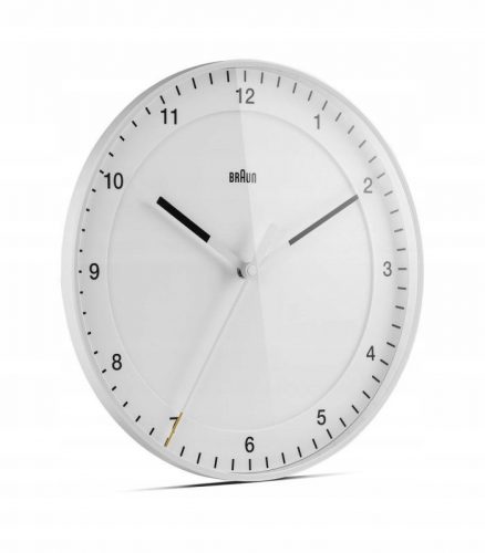 Orologio da parete Braun bianco, nero 30,5 cm