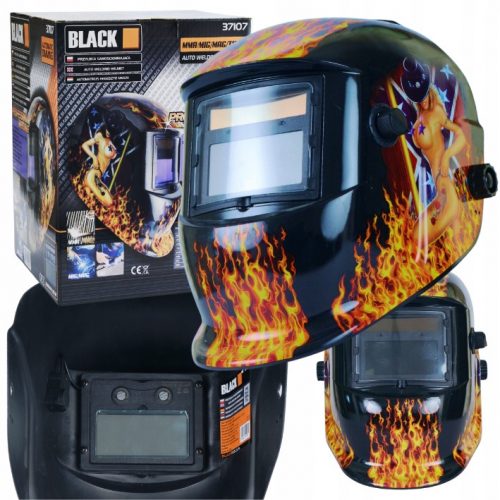 MASCHERA AUTOOSCURANTE CASCO SALDATORE FILTRO AUTOMATICO NERO