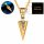  COLLANA ARROW UOMO DONNA, CIONDOLO ARROW, ACCIAIO KailaArt