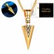  COLLANA ARROW UOMO DONNA, CIONDOLO ARROW, ACCIAIO KailaArt