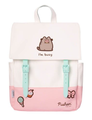  Zaino scolastico Pusheen Erik a scomparto singolo, multicolore