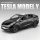  Tesla Model Y 1:24 Apertura porta LED Luce in metallo