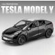  Tesla Model Y 1:24 Apertura porta LED Luce in metallo