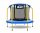 Trampolino - Trampolino con rete Aga MR1150DARKBLUE 150 cm