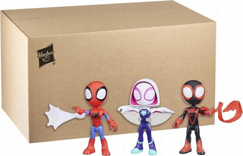  Action figure Hasbro Spidey e i suoi fantastici amici set 3 pezzi.