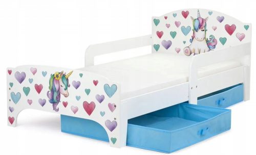  Letto Leomark Unicorn 77,5 x 143 cm bianco