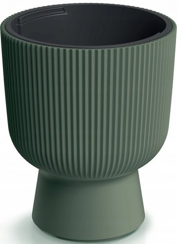 Vaso da giardino - Vaso da fiori Prosperplast 29,8 cm x 29,8 x 28,5 cm diametro 29,8 cm plastica tonalità del verde