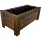  Vaso da fiori in legno ZPD 80x40x32 cm palissandro