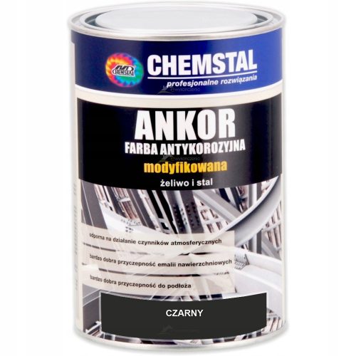 CHEMSTAL Vernice anticorrosione Ankor nera 10 l