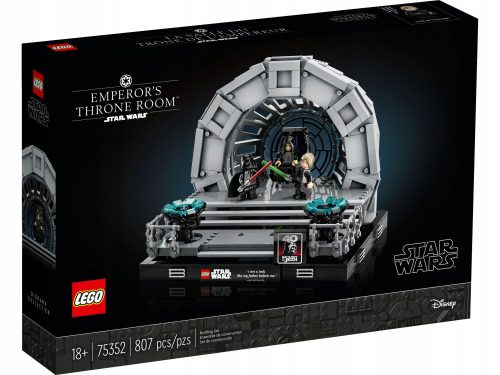  Diorama LEGO Star Wars 75352: Sala del Trono dell'Imperatore