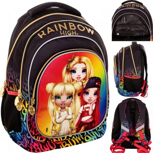  Zaino scuola multiscomparto Rainbow High Astra Multicolor 20 l