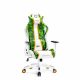  Diablo Chairs Poltrona per bambini Craft, verde e bianca