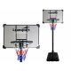 Canestro da basket Lean Toys Garden su ruote, 260 cm