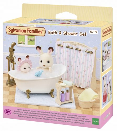  Sylvanian Families Set da bagno con vasca e doccia