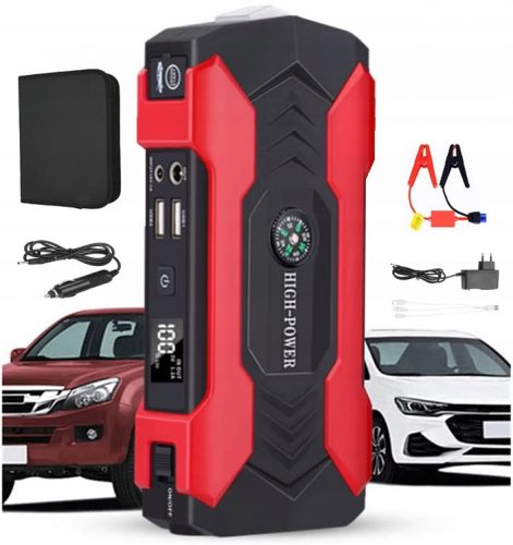  AVVIATORE DI SALTO, CARICABATTERIE WIRELESS, CARICABATTERIE DA AUTO PORTATILE 800A 28000MAH