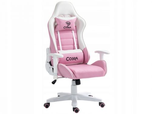  Sedia da gaming COBRA Rebel CR203 Rosa e bianco