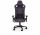  Sedia da gaming girevole Corsair T3 Rush in tessuto viola e nero