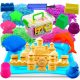  Piccolo sabbia cinetica 5 colori 3 kg + MAGIC KINETIC SAND 1KG COLORE SABBIA