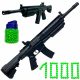  PISTOLA IMITATA ARMA FUCILE M4 IN PLASTICA + 500 CARTUCCE