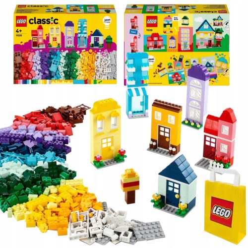  Creative Houses LEGO Classic 11035 Multicolor + Busta di carta VP LEGO 6315794 Grande