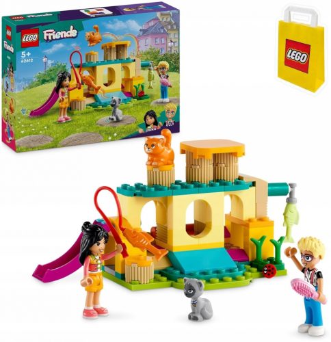  LEGO Friends 42612 Avventure al parco giochi dei gatti + Borsa di carta LEGO