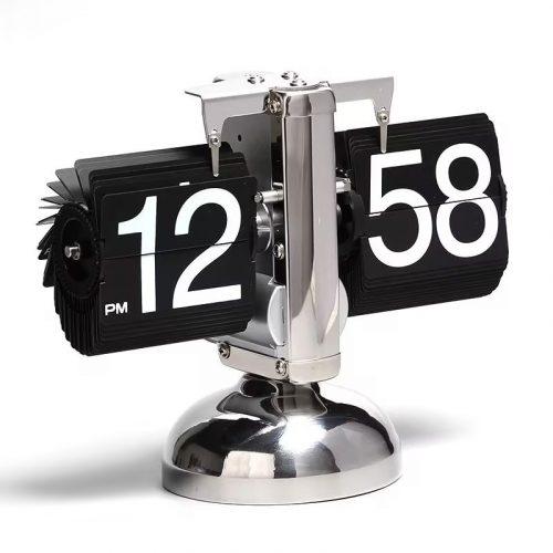  RETRO FLIP CLOCK MECCANICO FLIP CLOCK NERO