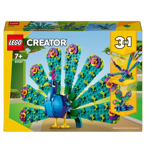  LEGO Creator 3 in 1 31157 Pavone Esotico