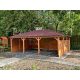 Padiglione, rifugio - Gazebo AltLand - DrewnianeAltany.pl legno 700 x 500 x 290 cm