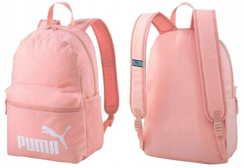  ZAINO DONNA PUMA RAGAZZA, IMPERMEABILE 2 SCOMPARTI, ROSA SCUOLA 22L