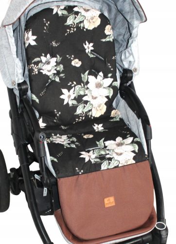  Inserto per passeggino Kimberly Choco XL Flower, 90 cm