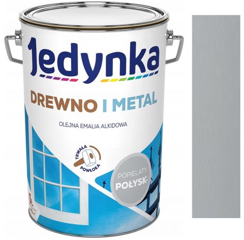  Vernice oleoftalica per legno Jedynka 5 l GRIGIO CENERE lucido