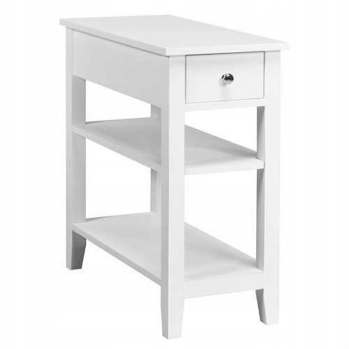  Comodino Costway HW61591WH bianco 28,5x60x61 cm