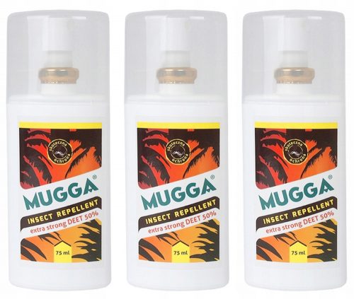  Spruzzatore, aerosol contro zecche, zanzare, mosche Mugga 225 ml